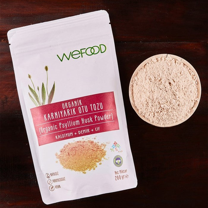 Wefood Psyllium Husk Powder 200 g organic
