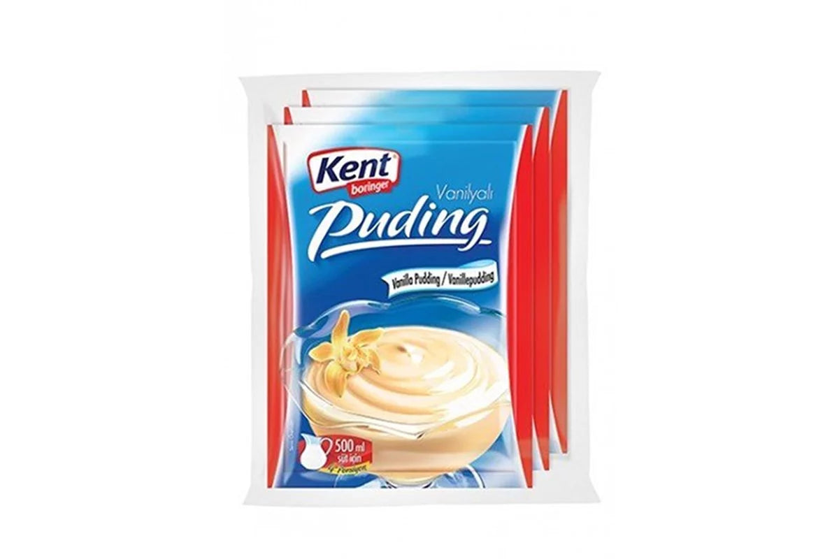 Kent Boringer Vanilla Pudding 125 gr. 3 Packs