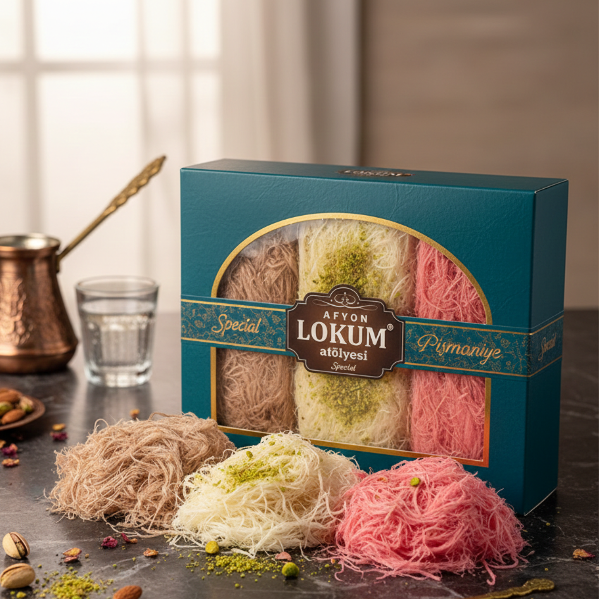 Afyon Lokum Atölyesi Premium Turkish Pişmaniye 500g