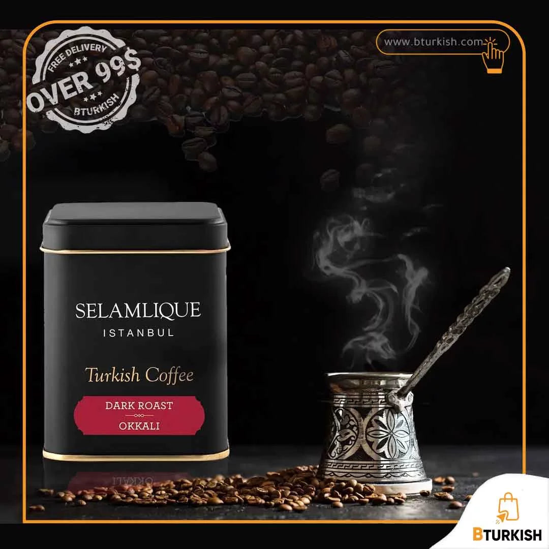 Selamlique Dark Roasted Ground Turkish Coffee 125 gr