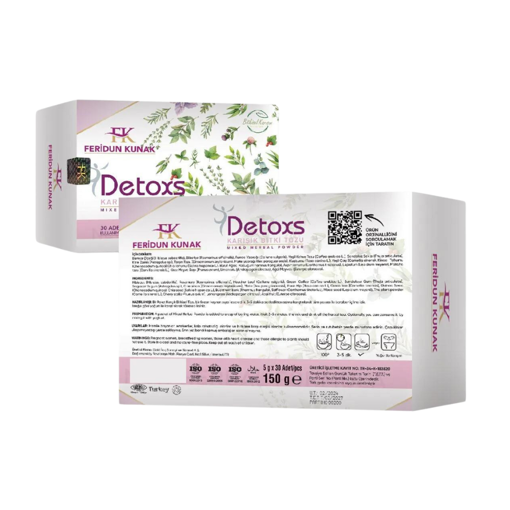 Feridun Kunak Mixed Herbal Detox Tea 5g X 30 Days