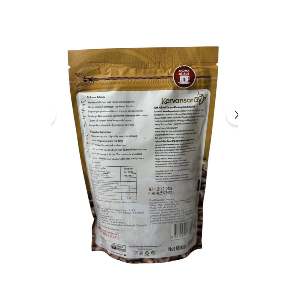 Kervansaray 7 Mix Coffee (with Cardamom)