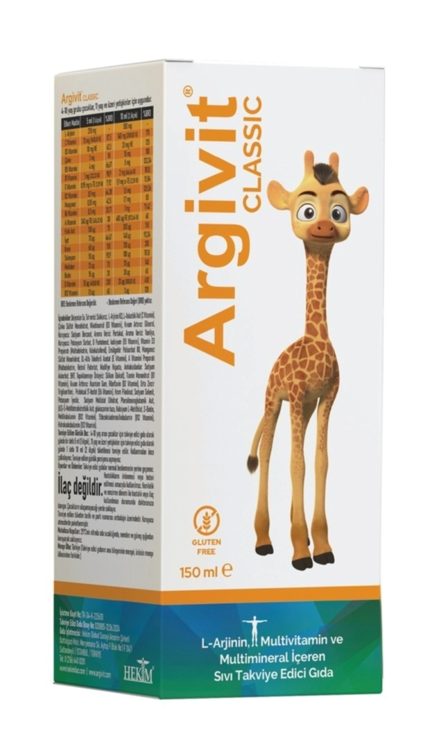 Argivit Classic Multivitamin Supplement for childern Growth 150 ml