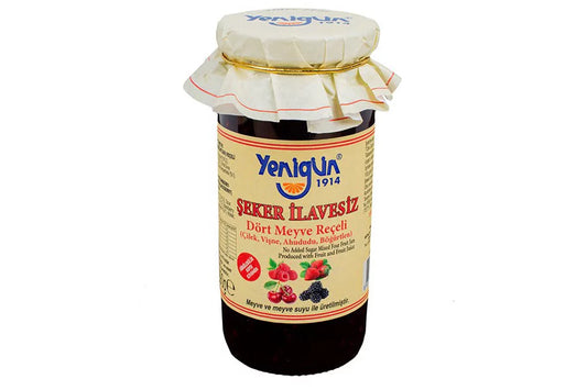 Yenigun Sugar Free Four Fruit Jam 290 gr.