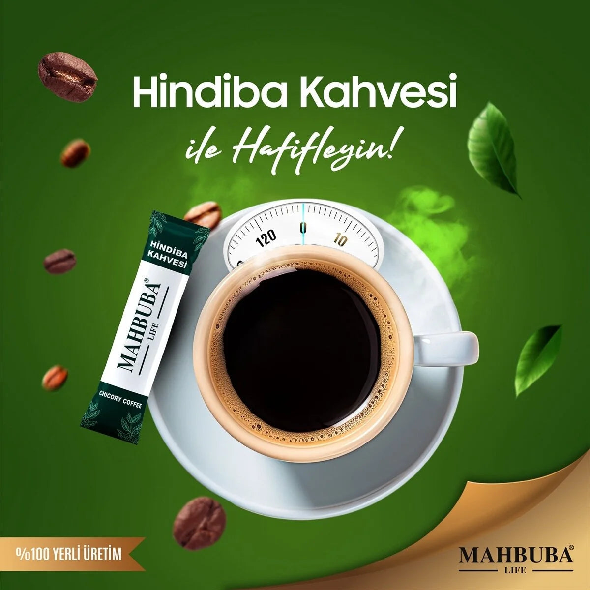 MAHBUBA | Dandelion Coffee, Detox Diet Aid for Weight Loss and Toxin Elimination, 60x2g, 1 Month Supply