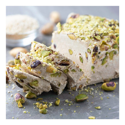 Okyay Pistachio Tahini Halva – Premium Tin Pack (840g)