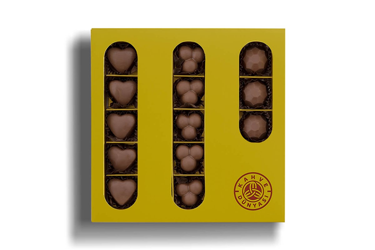 علبة خاصة من حبات الشوكولاته من Kahve Dünyası – عالم القهوة | 350 غرام