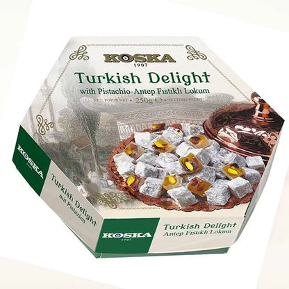 Koska Turkish Delight With Pistachio (250 gr,500 gr)