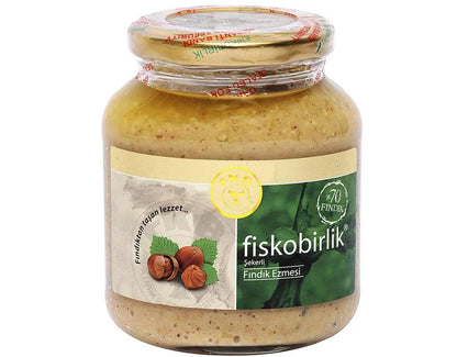 Fiskobirlik Natural hazelnut paste (180 gr , 300 gr available)
