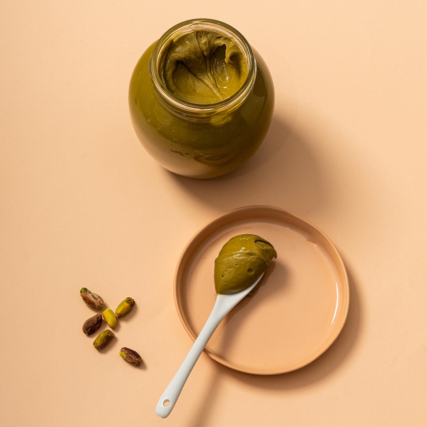 كريمة الفستق الفاخرة من ميلودي ٤٠٠ جم – بطعم الفستق العنتابي الأصيل | طبيعية وغنية بالنكهة