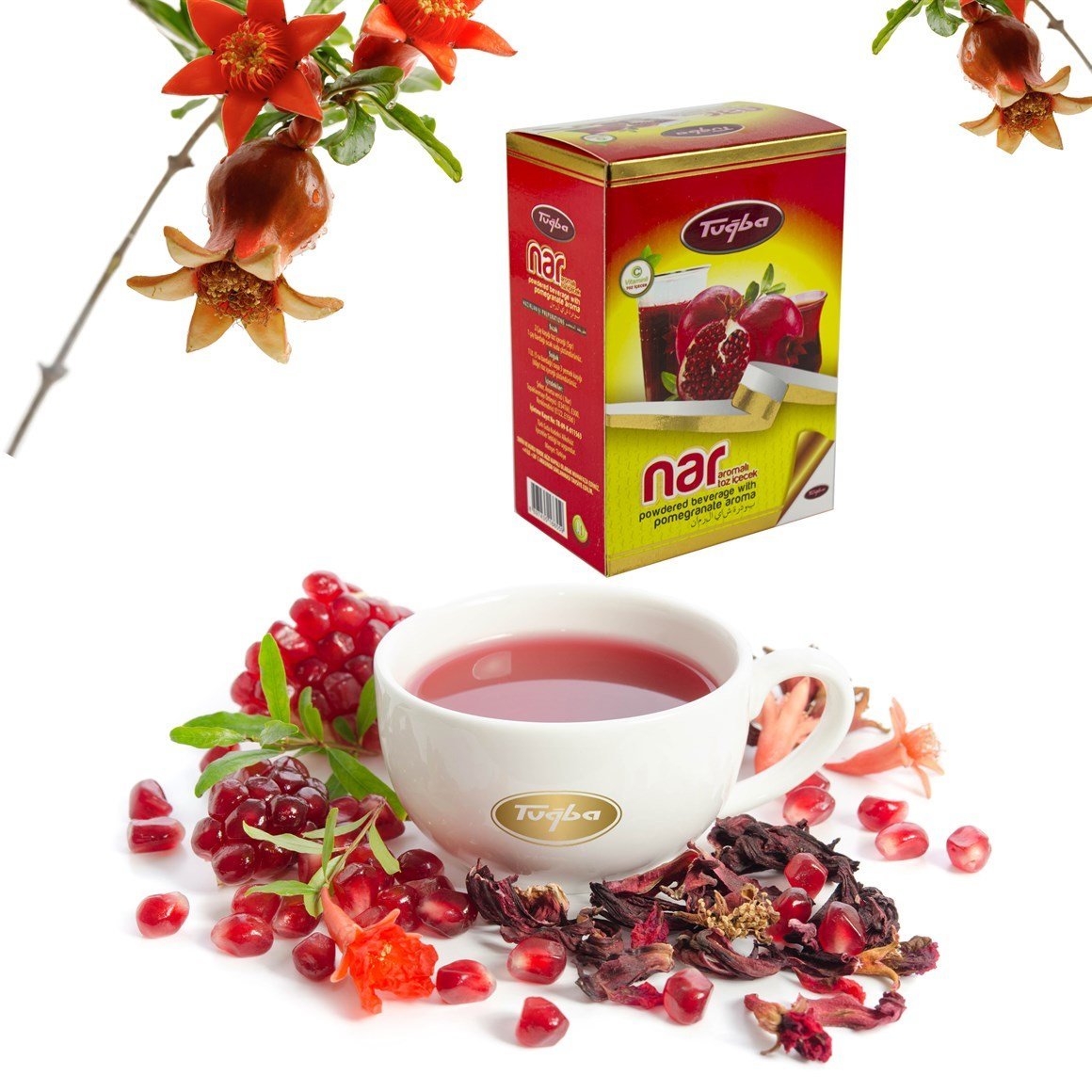 Tuğba Kuruyemiş Pomegranate Flavored Instant Drink Powder – 250g