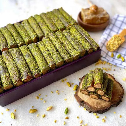 Sarma (rolled) Pestil (Hazelnuts , Pistachio , Coconuts , Kadayif)